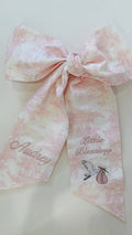 Baby bow sash- Little Blessing