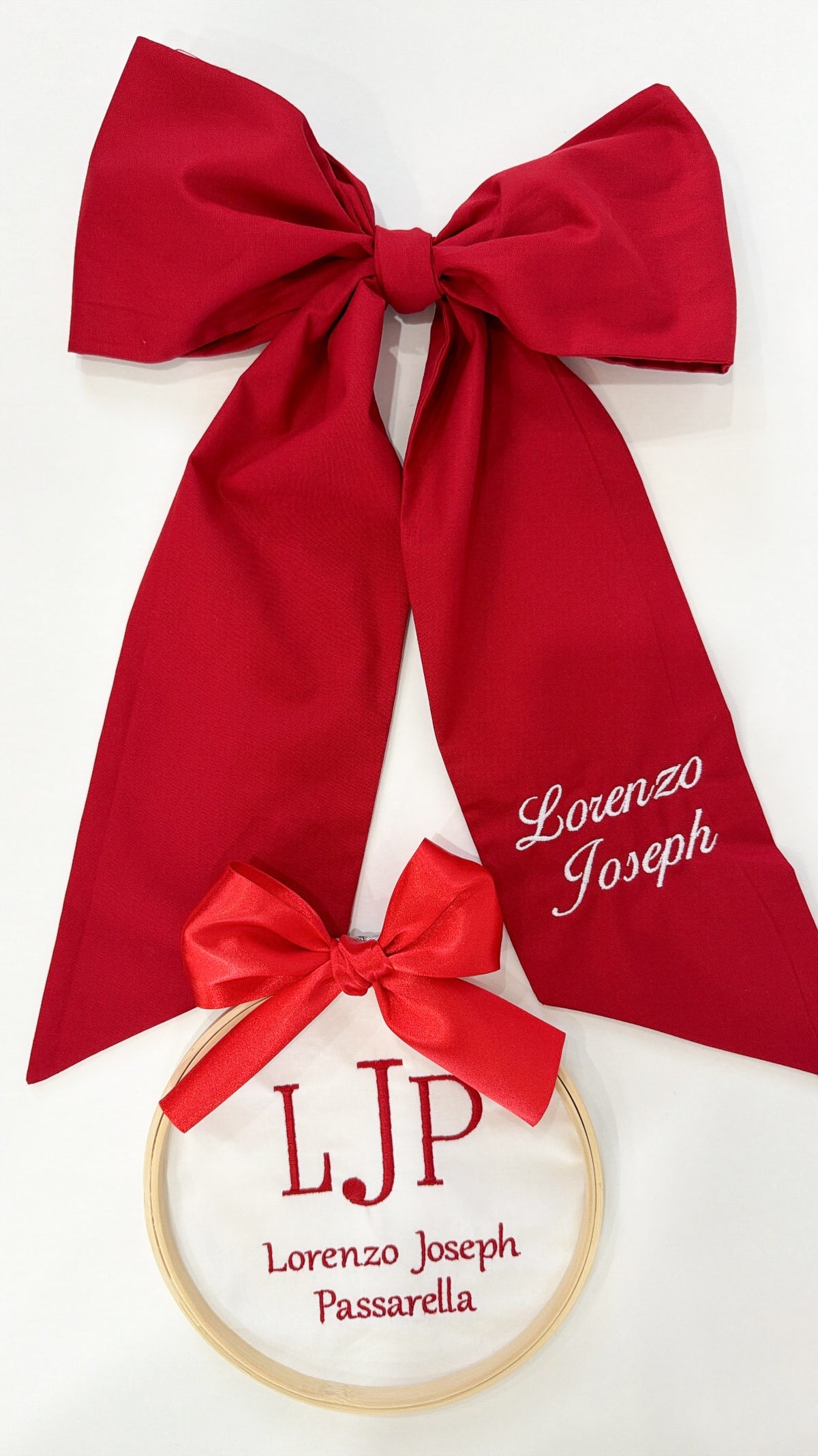 Classic baby bow sash