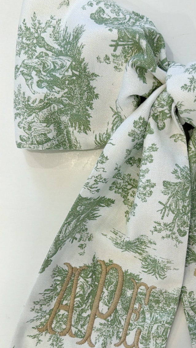 Classic baby bow sash