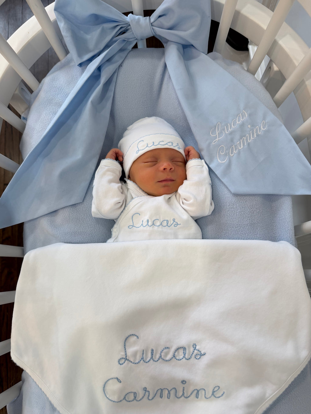 Classic baby bow sash